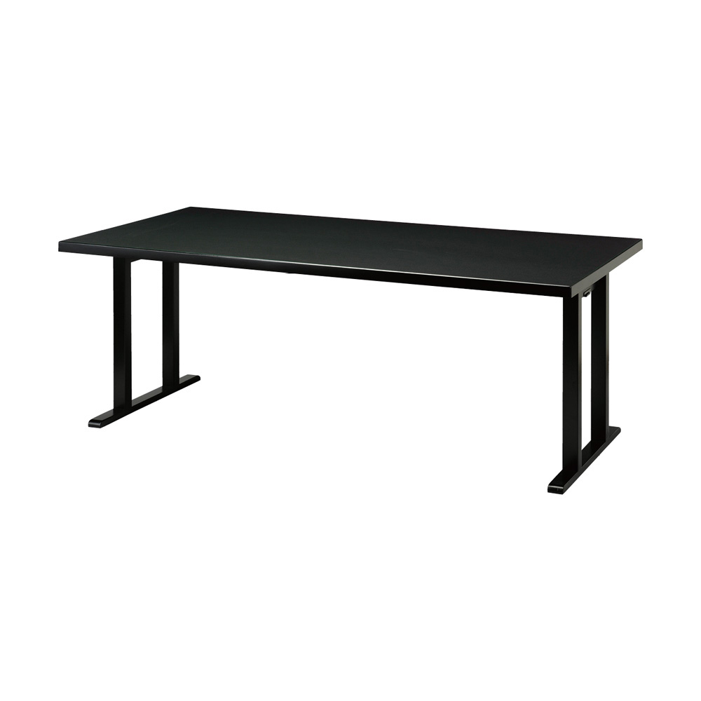 木製テーブル 6人膳 (6尺 / 黒乾漆塗)