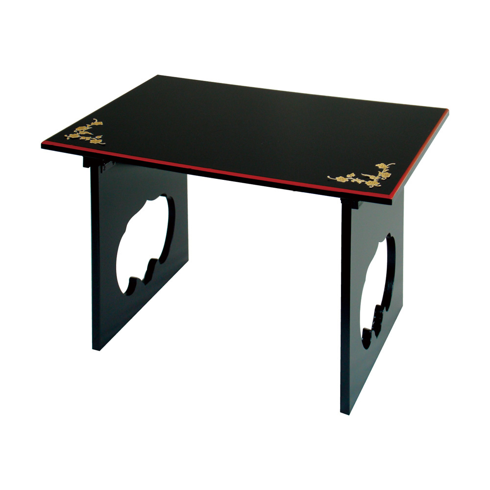 携帯用板卓 宝相華入