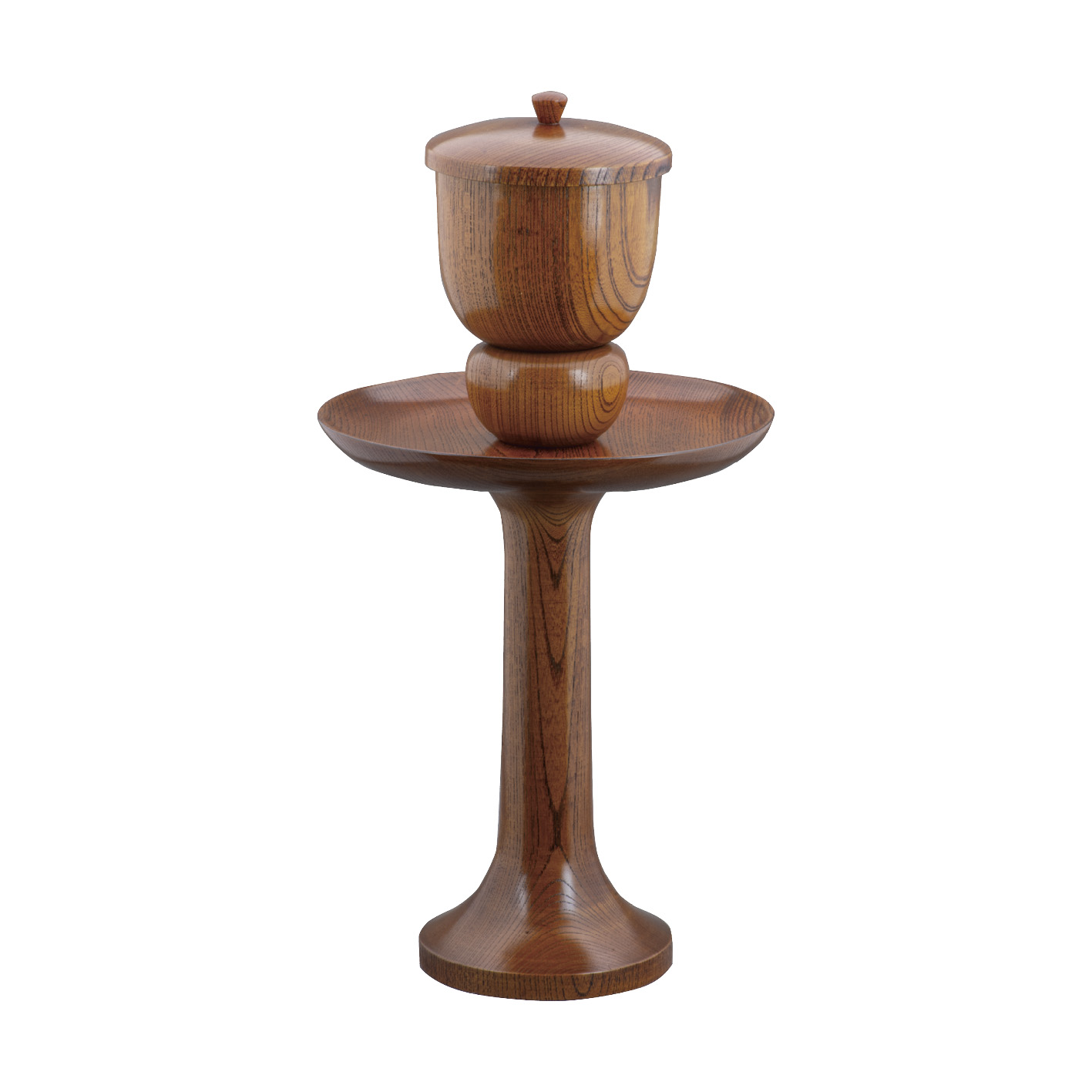 献茶湯器（欅スリ漆）（1対） (1.3尺)★数量限定