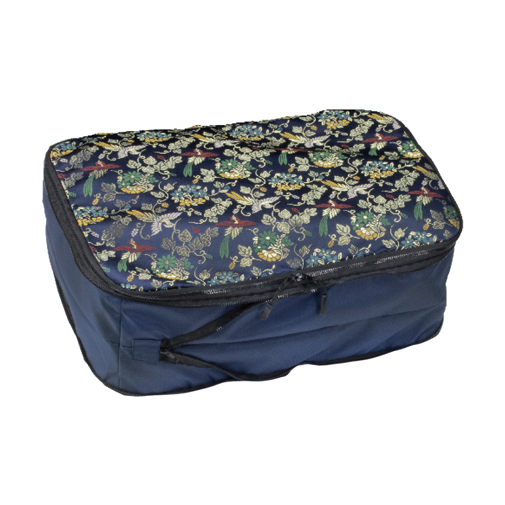 自在法衣袋 (葡萄に鳳凰（紺）)