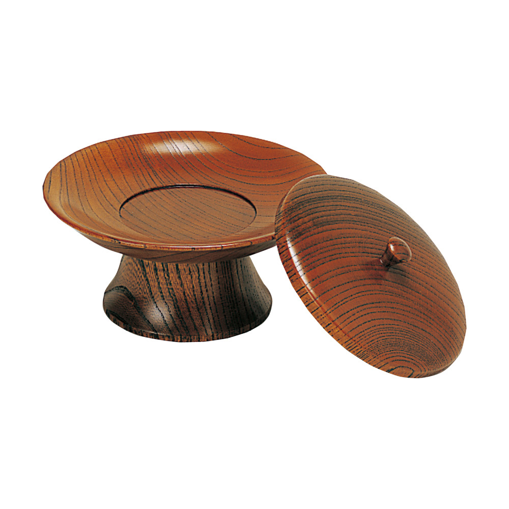 茶台 (4.5寸 / 欅スリ漆仕上)★数量限定