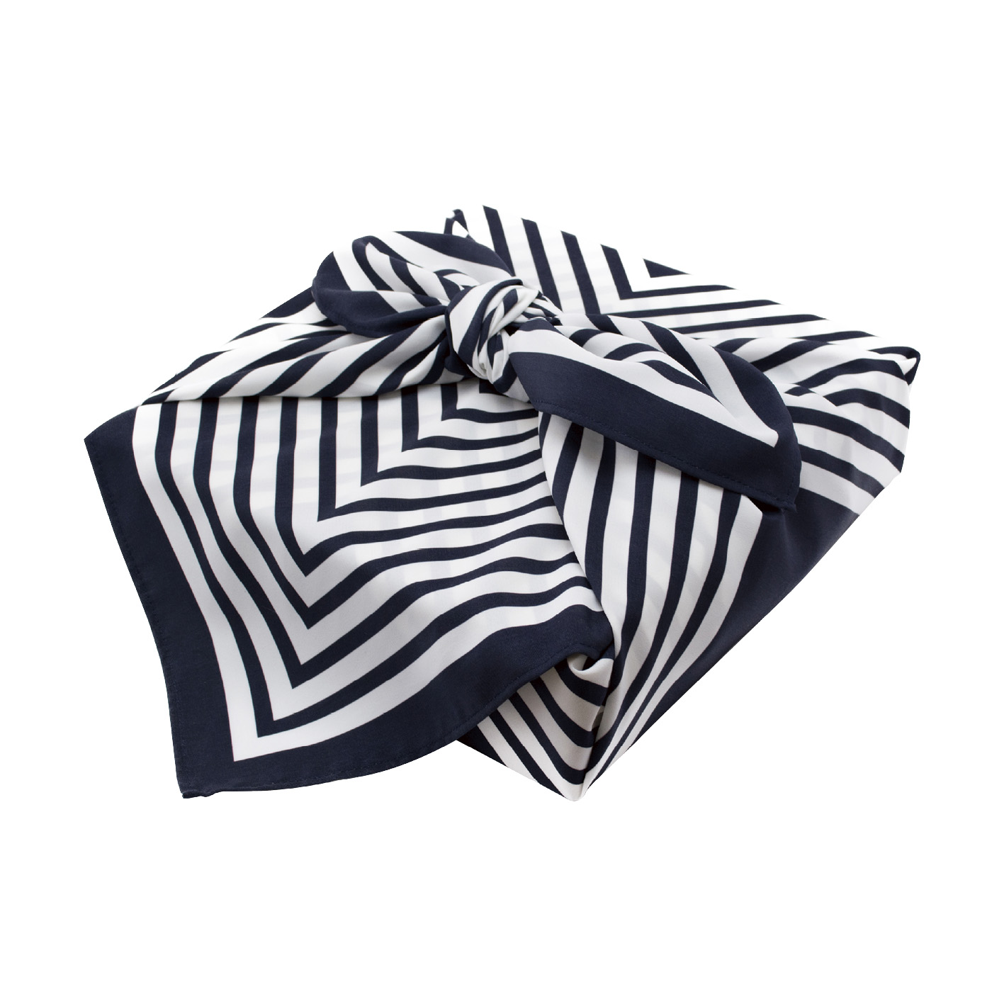 撥水風呂敷【ながれ】 (マリンボーダー)