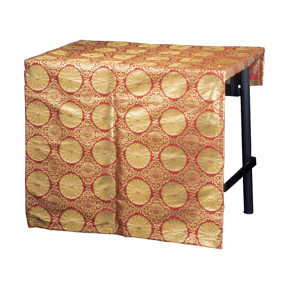 軽量机用金襴カバー (赤)