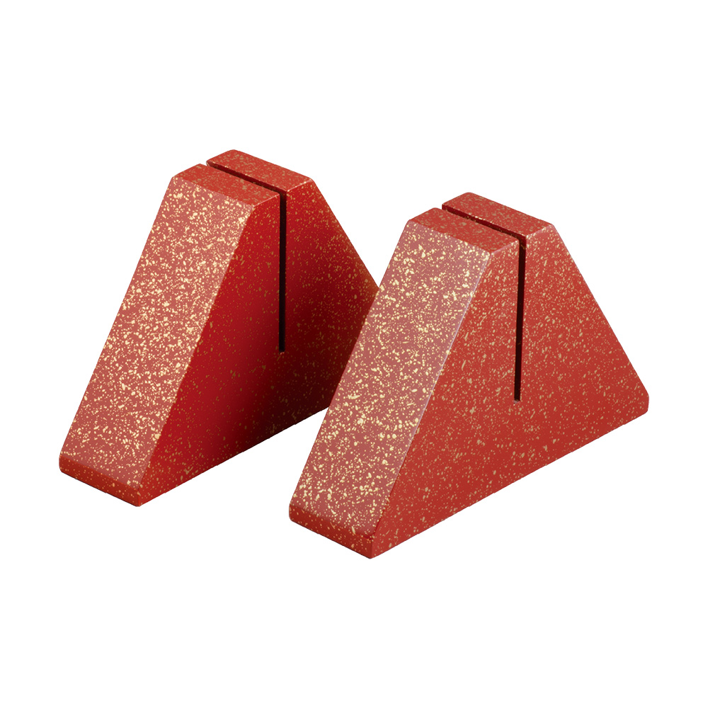 パネル用木製スタンド（2個セット） (朱塗)★数量限定